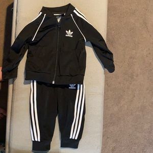 adidas matching jacket and jogger set